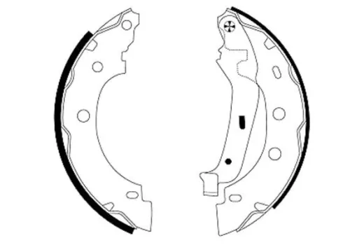 Mintex Rear Brake Shoe Set For Dacia Mahindra Renault Nissan Renault Kangoo Kubi