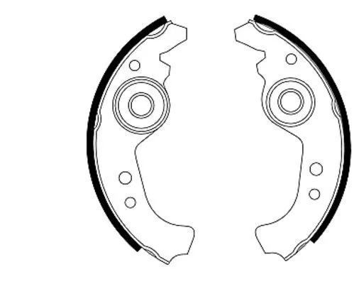 Mintex Front Rear Brake Shoe Set For Abarth Autobianchi Fiat Fso Innocenti Lanci