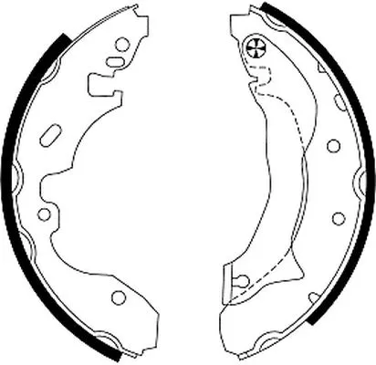Mintex Rear Brake Shoe Set For Ford Ford Australia Ford Usa Mercury Contour Mond