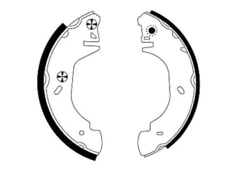 Mintex Rear Brake Shoe Set For Ford Ford (Jmc) Ford Australia Transit Transit To