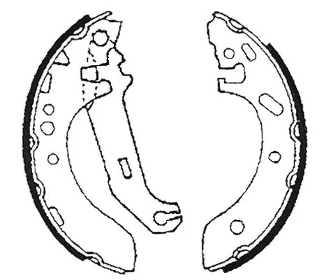 Mintex Rear Brake Shoe Set For Ford Escort Escort Classic Fiesta