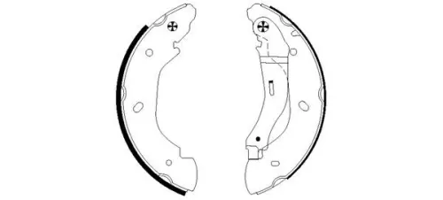 Mintex Rear Brake Shoe Set For Ford Ford Australia Transit Transit Tourneo