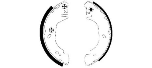 Mintex Rear Brake Shoe Set For Opel Renault Vauxhall Master Movano