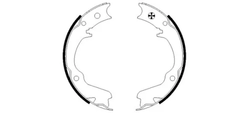 Mintex Rear Brake Shoe Set Parking Brake For Subaru Baja Forester Impreza Legacy