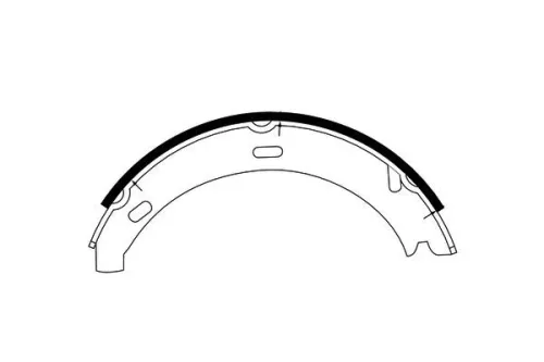 Mintex Rear Brake Shoe Set Parking Brake For Mercedes-benz E-class