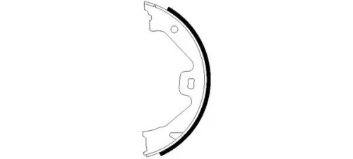 Mintex Rear Brake Shoe Set Parking Brake For Mg Rover 75 Mg Zt Mg Zt-
