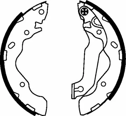 Mintex Rear Brake Shoe Set For Hyundai Elantra Lantra