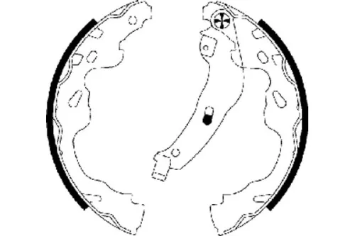 Mintex Rear Brake Shoe Set For Citroën Geely German E Cars Jac Opel Peugeot Prot