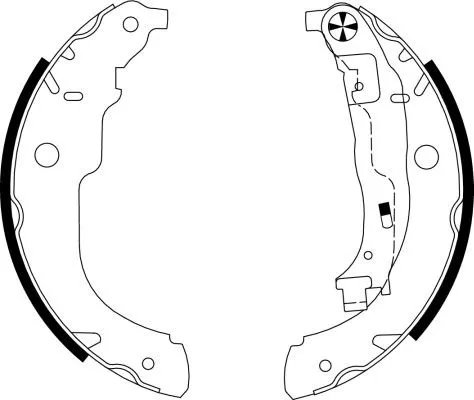Mintex Rear Brake Shoe Set For Citroën Ds Peugeot 207 207 Sw 208 C3 Ds 3 Ds3