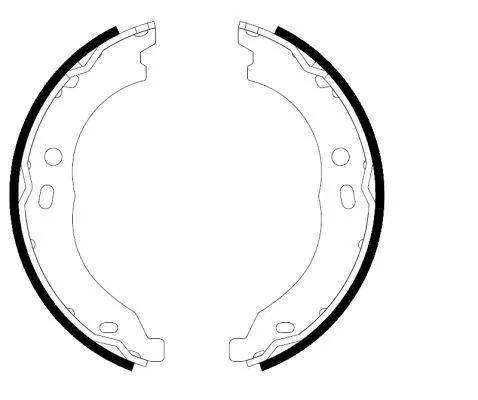 Mintex Rear Brake Shoe Set Parking Brake For Citroën Fiat Opel Peugeot Vauxhall 