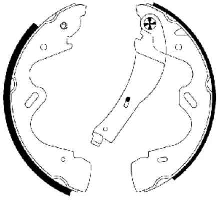 Mintex Rear Brake Shoe Set For Nissan Cabstar E Terrano Ii Terrano Ii Van