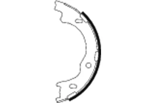 Mintex Rear Brake Shoe Set Parking Brake For Hyundai Kia Cee'd I30 Ix35 Pro Cee'