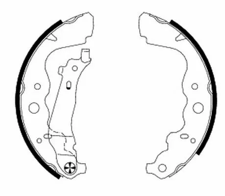 Mintex Rear Brake Shoe Set For Dacia Lada Mercedes-benz Nissan Renault Samsung A