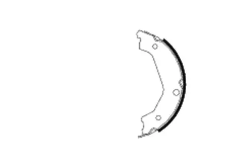 Mintex Rear Brake Shoe Set Parking Brake For Kia Sorento