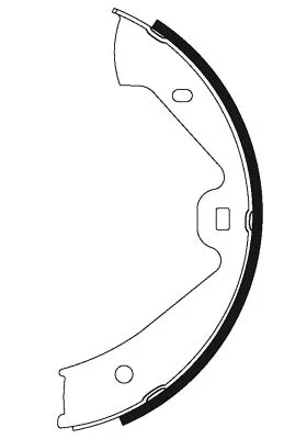 Mintex Rear Brake Shoe Set Parking Brake For Audi Porsche Vw Cayenne E-tron Gt T