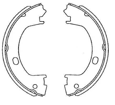 Mintex Rear Brake Shoe Set Parking Brake For Chrysler Dodge 300m Concorde Neon P