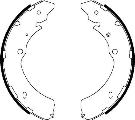 Mintex Front Rear Brake Shoe Set For Chevrolet Holden Isuzu Mazda Bt-50 Colorado