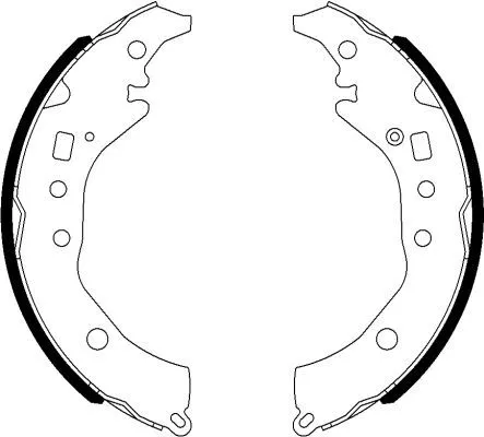 Mintex Rear Brake Shoe Set For Scion Subaru Toyota Allion Aqua Corolla Iq Porte 