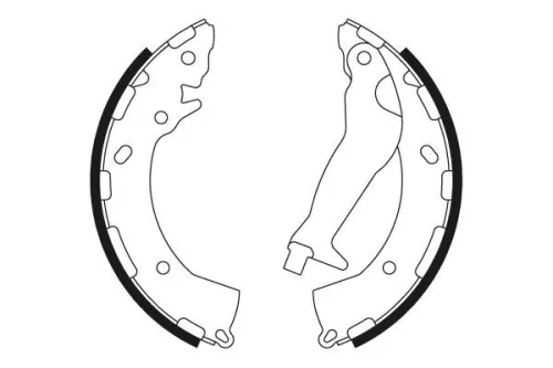 Mintex Rear Brake Shoe Set For Dodge Hyundai Inokom Accent Attitude Elantra Gran