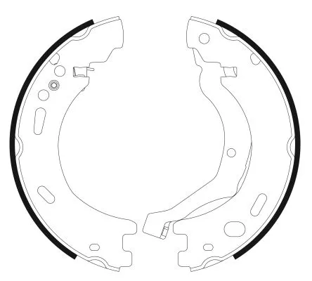 Mintex Rear Brake Shoe Set Parking Brake For Land Rover Discovery Range Rover Sp