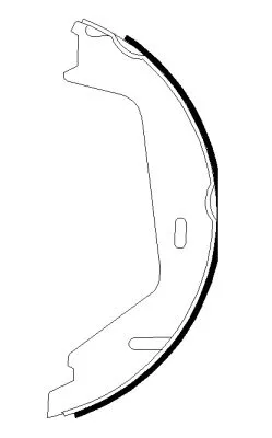 Mintex Rear Brake Shoe Set Parking Brake For Volvo Xc90