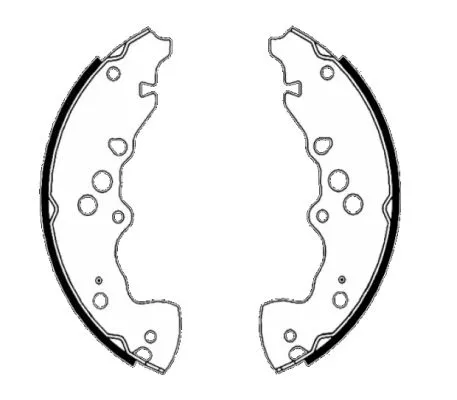 Mintex Rear Brake Shoe Set For Suzuki Grand Vitara