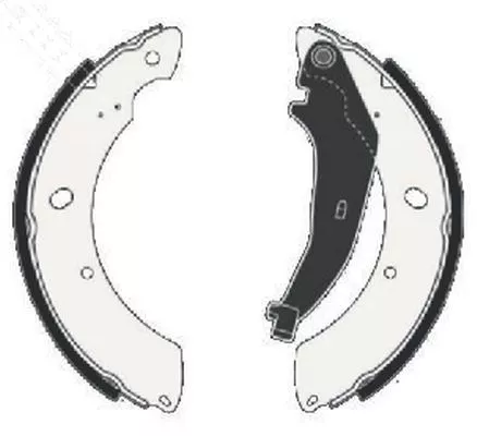 Mintex Rear Brake Shoe Set For Chrysler Pt Cruiser