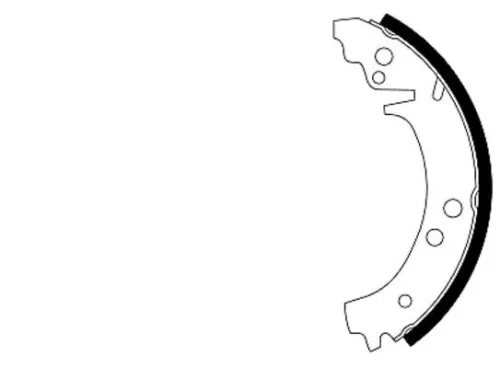 Mintex Rear Brake Shoe Set For Chevrolet Lada 1200-1500 1200-1600 Nadeschda Niva