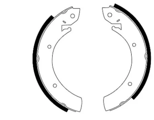 Mintex Rear Brake Shoe Set For Daewoo Ford Hyundai Nissan Opel Renault Ssangyong