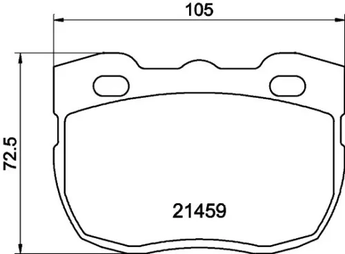 Mintex Front Brake Pads Set For Land Rover Metrocab 90 Defender Taxi