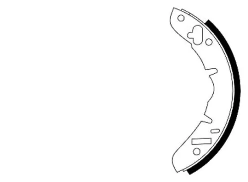 Mintex Front Brake Shoe Set For Austin Innocenti Leyland-innocenti Minicord Morr