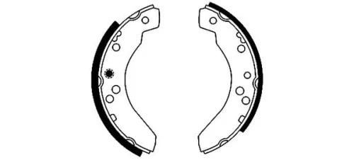 Mintex Rear Brake Shoe Set For Ford Morgan Four Four Plus Eight Plus Four Transi
