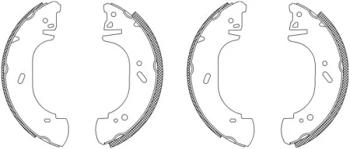 Mintex Rear Brake Shoe Set For Ford Ford Australia Transit Transit Tourneo