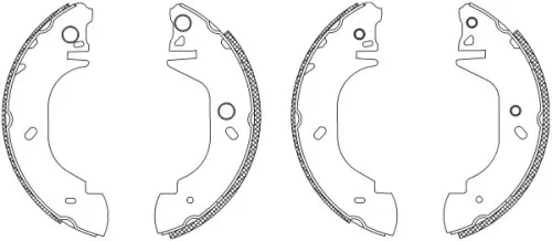 Mintex Rear Brake Shoe Set For Ford Ford Australia Transit Transit Tourneo