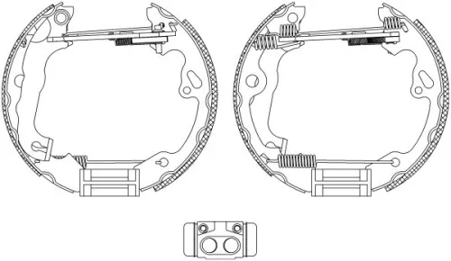 Mintex Brake Shoe Set