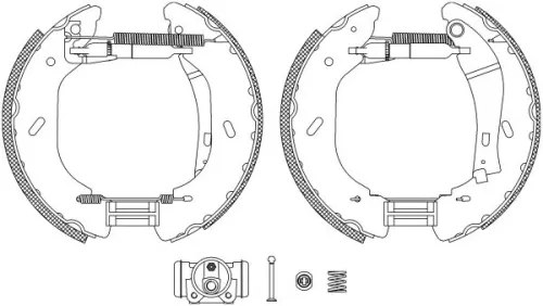 Mintex Rear Brake Shoe Set For Ford Ford Australia Ldv Maxus Maxus Transit Trans