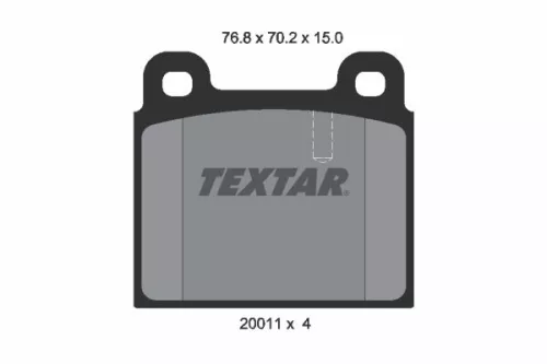 Textar Front Or Rear Brake Pads Set For Alfa Romeo Bmw Ferrari Mercedes Opel Por