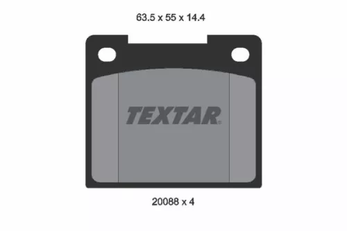 Textar Front Or Rear Brake Pads Set For Caterham Ford Ford Australia Ford Otosan