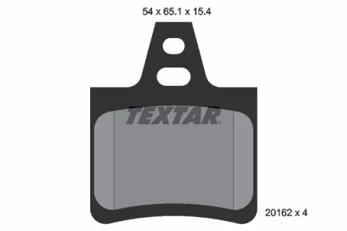 Textar Rear Brake Pads Set For Citroën Xantia Xm