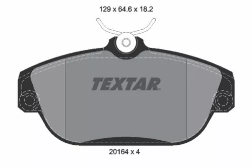 Textar Front Brake Pads Set For Volvo 740 760 940 960 S90 V90