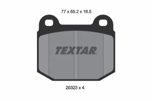 Textar Front Or Rear Brake Pads Set For Alfa Romeo Morgan Opel Vauxhall 75 Aero 