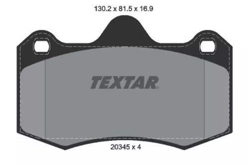 Textar Front Or Rear Brake Pads Set For Lotus Mclaren Morgan Noble Renault Tvr A