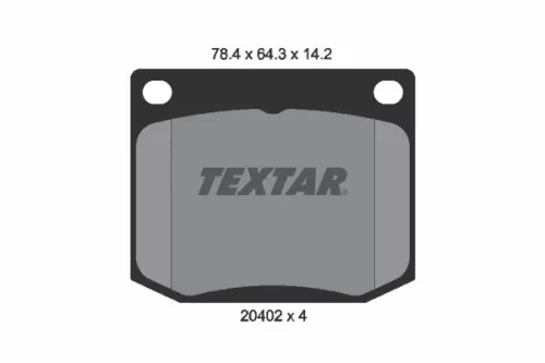 Textar Front Brake Pads Set For Saab 90 900 99