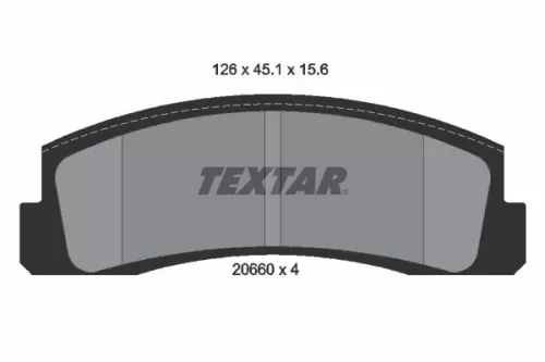 Textar Front Brake Pads Set For Lada Nadeschda Niva