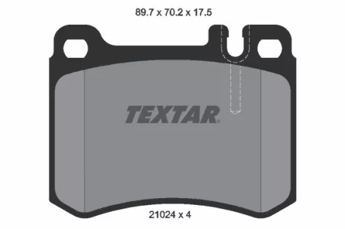 Textar Front Brake Pads Set For Mercedes Sl