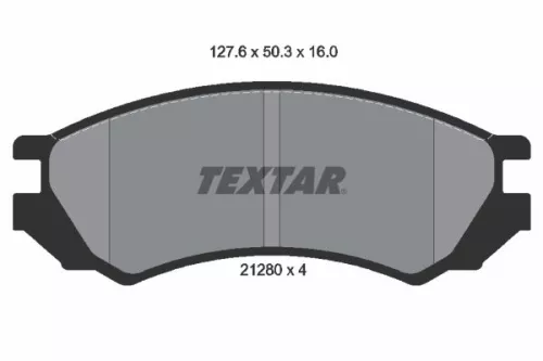 Textar Front Brake Pads Set For Nissan Primera