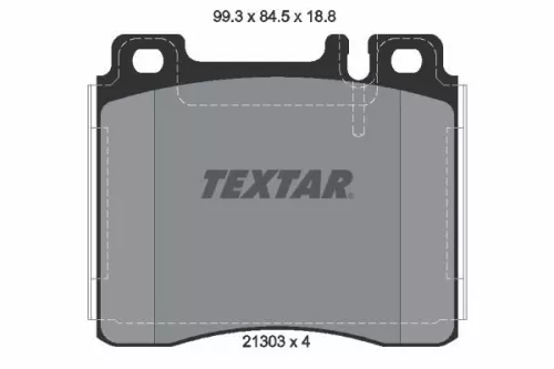 Textar Front Brake Pads Set For Mercedes S-class