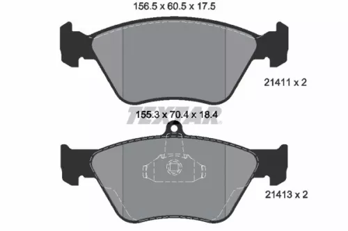 Textar Front Brake Pads Set For Holden Opel Saab Vauxhall 900 Calibra Cavalier O