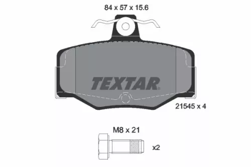 Textar Rear Brake Pads Set For Nissan Almera Almera Tino Primera