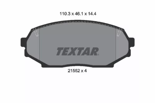 Textar Front Brake Pads Set For Eunos Isuzu Mazda Impulse Mx-5 Roadster